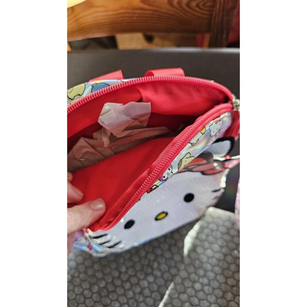 Sanrio Hello Kitty Face Leather Mini Backpack 12